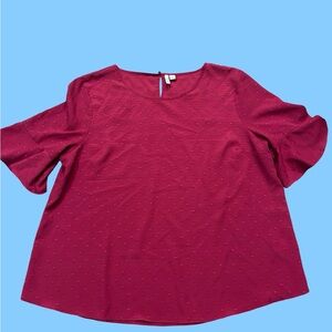 Elle Women's Chic Fuchsia Blouse